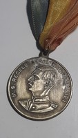 Romanian Ministry of Education medal 1930 - 1940 ii. With a portrait of King Charles
