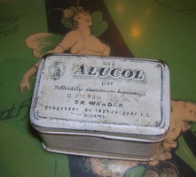 Alucol medicine metal box