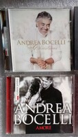 2 Andrea Bocelli cds, christmas and amore, a selection of Christmas and love songs
