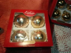 Christmas decorations, balls... 10 Cm gold color.