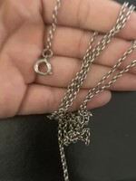 Silver 93cm long necklace marked jewelry