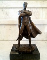 Ritka alkotás - Superman bronz szobor