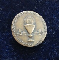 Badge medal religious commemorative medal 1938 international eucharistic congress 1938 Budapest
