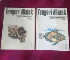 Búvár zsebkönyvek "Tengeri állatok" 1.-2. Kötet