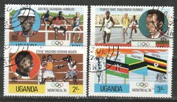 Uganda 0008 Mi 141-144    1,20 Euró