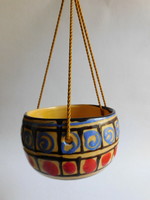 Retro ceramic hanging basket