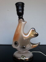 Retro craftsman ceramic fish lamp, works!
