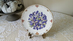 Royal Albert Collectors tányér II.Erzsébet királynő kedvenc virágai "Frises"