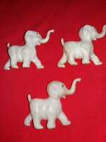 Régi DMSZ üreges műanyag elefánt figurák 3 darab egyben képek szerint