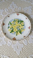 Royal Albert Collectors tányér II.Erzsébet királynő kedvenc virágai "Primroses"