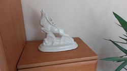 (K) Porcelán szarvas szobor