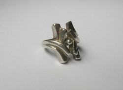 Egyedi, design ezüst gyűrű