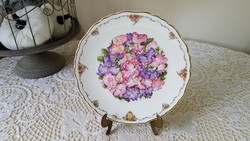 Royal Albert Collectors tányér II.Erzsébet királynő kedvenc virágai "Sweet Peas"