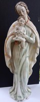 Antique hummel large 34 cm porcelain hand-painted marked religious grace statue Mary with little Jesus collectors