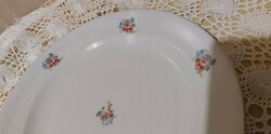 Zsolnay porcelain, beautiful flat plate with flowers