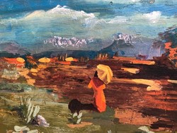 Tibet - Fazekas Péter Pál festmény