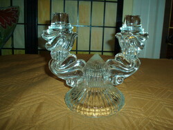 Vintage lead crystal candle holder