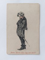 Régi képeslap 1912 levelezőlap Hamlet