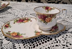 Royal albert old country roses tennis tray tea cup