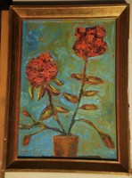 George of Romania (1903-1981): red flower