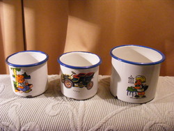 3 Bonyhád mugs