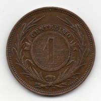 Uruguay 1 centesimo, 1869h