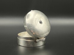 Silver box/box with sapphire stones