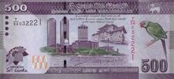 Sri Lanka 500 rúpia, 2013, UNC bankjegy