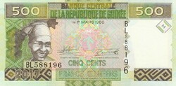 Guinea 100 francs, 2017, UNC bankjegy