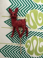 Vintage deer Christmas tree decoration