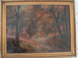 Francis Alberth at autumn forest