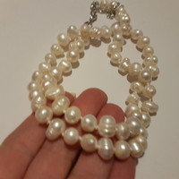 Cultured pearl necklace, 55 cm