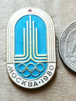 Kitűzők - Olimpia Moszkva 1980 jelvény