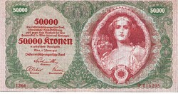 Ausztria 50.000 korona 1922 REPLIKA UNC