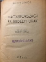 Pálffy János: Magyarorszsági és Erdélyi úrak / 1939
