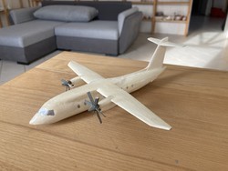 Repülőgép modell fából kézzel festett #36