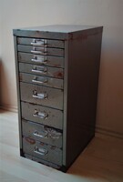 Old vintage multi-drawer workshop cabinet filing cabinet industrial loft design