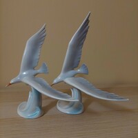 Béla Balogh hólloháza seagull bird figurines