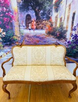 Elegant style furniture with intarsia rose patterns