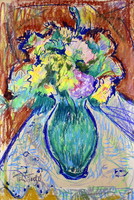 Nándor Tahi Tóth ( 1912 - 1978 ) spring bouquet