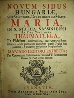Rarity! Antique, 1746 novum sidus hungariae, maria... Edition supported by the Hunyadi family!