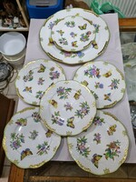 Herend Victoria pattern cake set