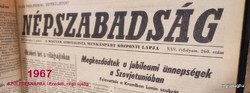 1967 november 25  /  Népszabadság  /  Ssz.:  23369
