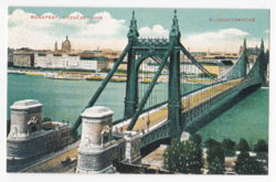 Budapest Erzsébet-Híd replika képeslap