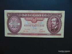100 forint 1949 B 004 Rákosi címer ! Szép ropogós bankjegy