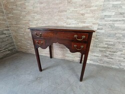 Antique small desk, chest of drawers