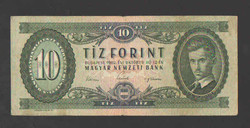 10 forint 1962.  F+!!  Szép bankjegy!!