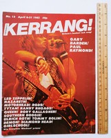 Kerrang magazin #13 1982 Michael Schenker Group Motorhead Led Zeppelin Iron Maiden Queen Rods