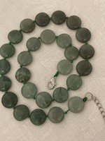 Wonderful jade string of pearls from special flat eyes.