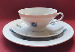 Stadtlengsfeld német reggeliző szett 3 részes csésze csészealj kistányér kávés teás tányér